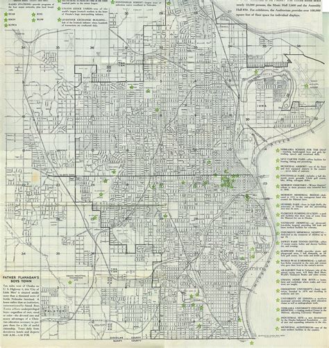 Omaha, 1950 | Omaha map, Omaha nebraska, Antique maps