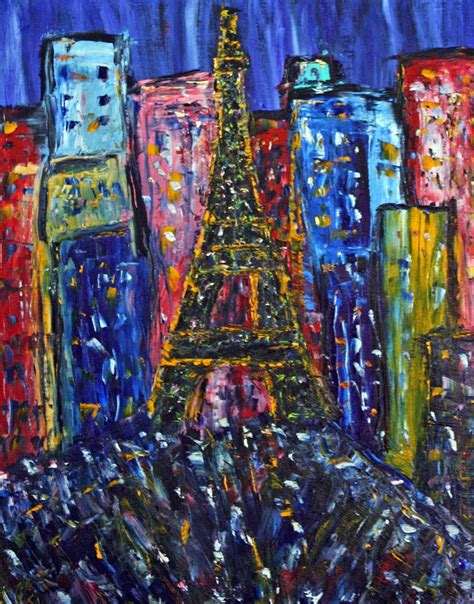 J.K. Morrison - A Fine Artist and Author: Abstract Palette Knife Paris ...