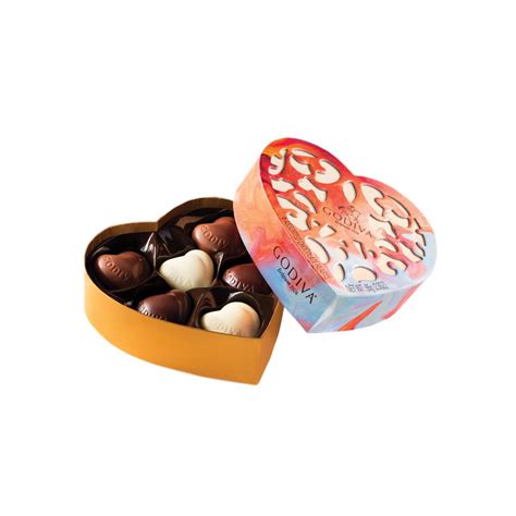 Godiva Assorted Heart Chocolate 6un=65g - Goat Cheese - Cheese - Dairy ...