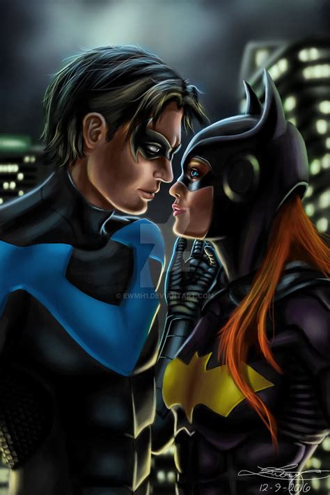 Nightwing and Batgirl fanart | Héros, Univers dc, Les super héros