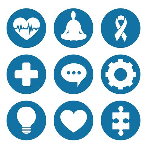 mental health set icons vector design 2698212 Vector Art at Vecteezy