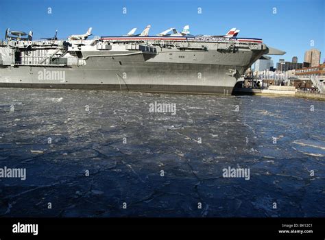 Intrepid museum, aircraft carrier USS Intrepid in New York Stock Photo ...