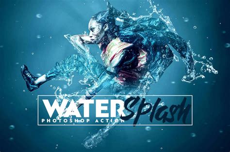 Water Splash Photoshop Action | Invent Actions