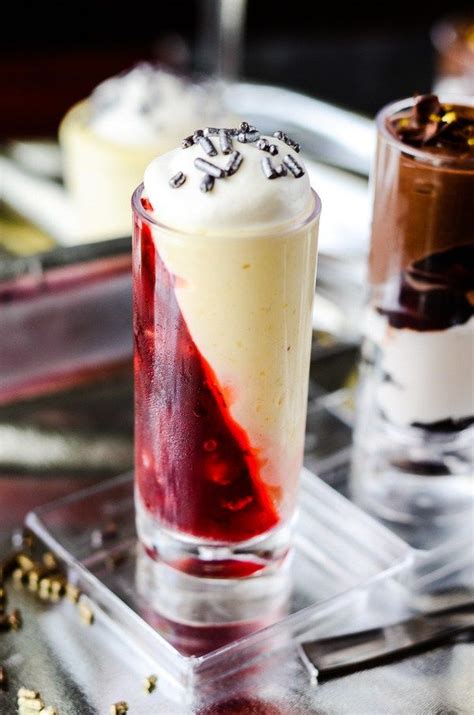 Dessert Shooter Trio | Raspberry Orange Pomegranate Parfait | Dessert shooters, Dessert shooters ...