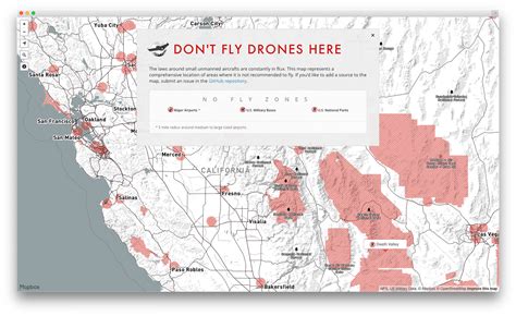 Comprehensive Map of America's No-Fly Drone Zones - Industry Tap