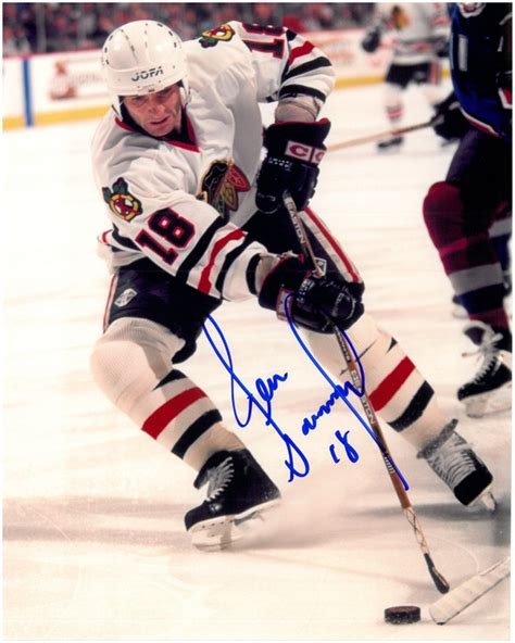 Denis Savard Autographed Chicago Blackhawks 8x10 Photo #1 - Detroit City Sports