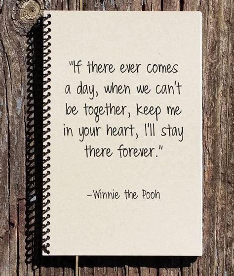 Winnie the Pooh Journal - Winnie the Pooh Notebook - Winnie the Pooh - Memories Book - I'll Stay ...