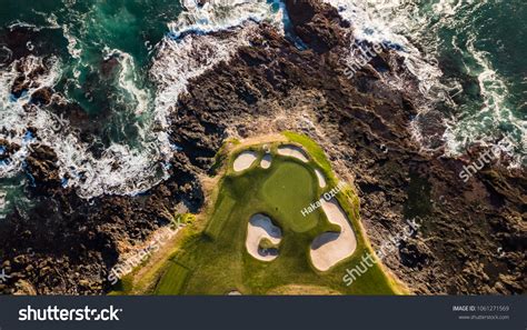 Drone View Pebble Beach Golf Course Stock Photo 1061271569 | Shutterstock