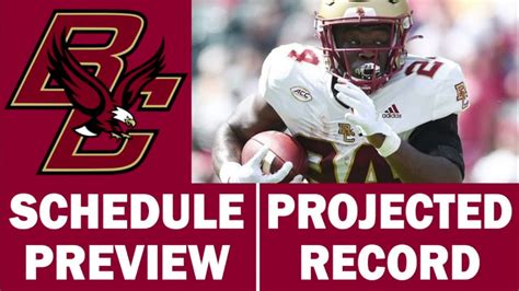 Boston College Football 2023 Schedule Preview & Record Projection - Win Big Sports