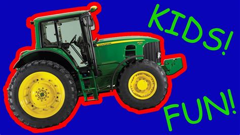 Farm Tractors - FOR CHILDREN!!! - YouTube