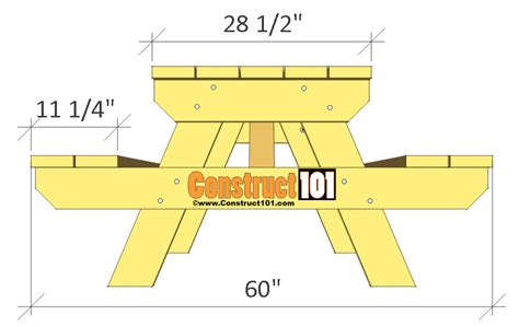 Picnic table plans pdf