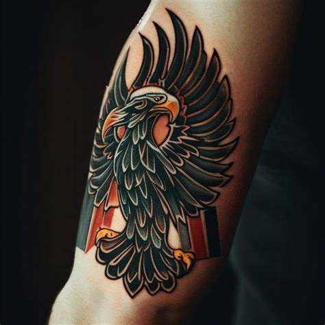 German Eagle Tattoo: A Symbol of Strength and Heritage - Your Own Tattoo Design: Custom Designs ...