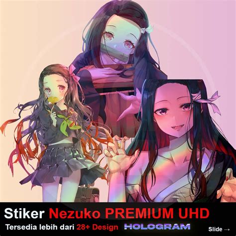 Jual Sticker Demon Slayer Nezuko Tumblr Laptop Waterproof PREMIUM HOLOGRAM | Shopee Indonesia