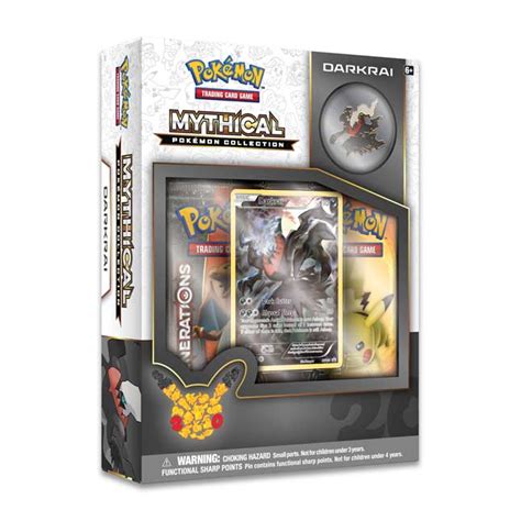 Darkrai Mythical Pokémon Collection | Collector's Pin | Pokémon TCG | trading card game