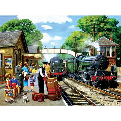 Train to the Coast 1000 Piece Jigsaw Puzzle | Spilsbury