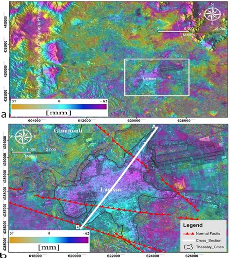 Conventional InSAR interferogram showing short-term changes during... | Download Scientific Diagram