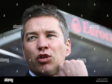 Preston North End's manager Darren Ferguson in charge of his first game ...