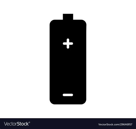 Battery icon in on white background Royalty Free Vector