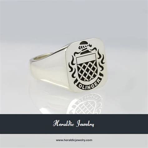 Olinger Family Crest – Heraldic Jewelry