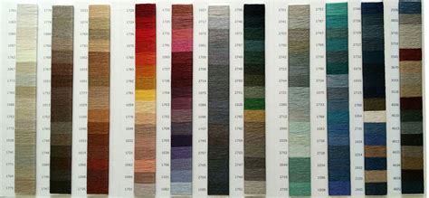 Mainstay Yarn Color Chart