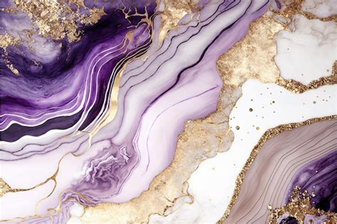 Premium Photo | Natural Purple and Gold marble texture for skin tile ...