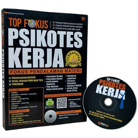 Jual Buku Tpa Psikotes Top Fokus Psikotes Kerja Di Seller Kedai1001buku ...