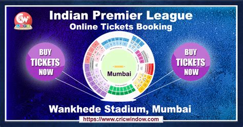 IPL Wankhede Stadium Tickets Booking 2021 - Cricwindow.com