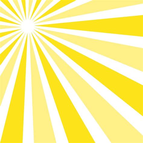 Illustration of abstract sun rays on a yellow background 6696523 Vector ...