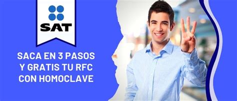 🥇Homoclave - Obtener tu RFC Gratis en 3 pasos