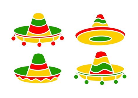 Mexican sombrero with ornament design on top. 24567625 Vector Art at ...