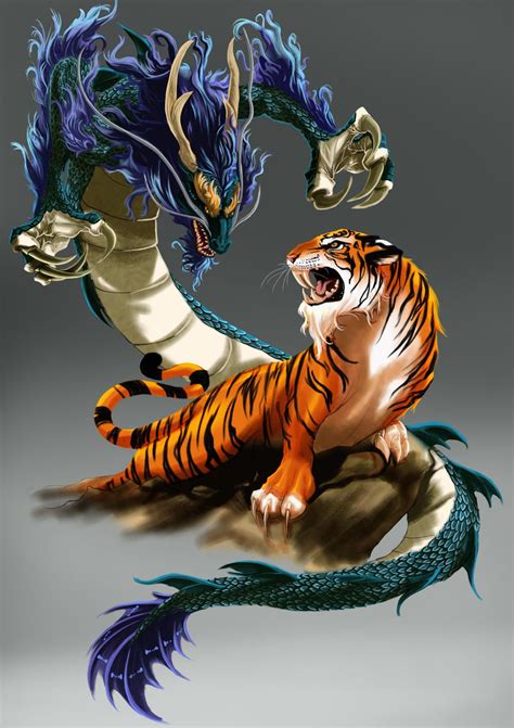 DragAo Tigre Tattooooooooo by Archiri on DeviantArt | Logo hewan ...