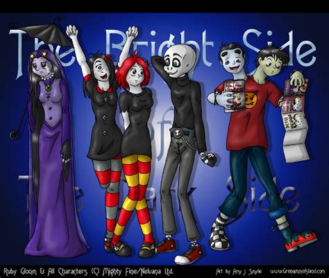 Ruby Gloom Character Lineup by AmyJSmylie on DeviantArt