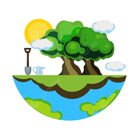 Arbor Day PNG Picture, Chinese Wedding Couple Cartoon Cute Character Elements, Tree Planting Day ...