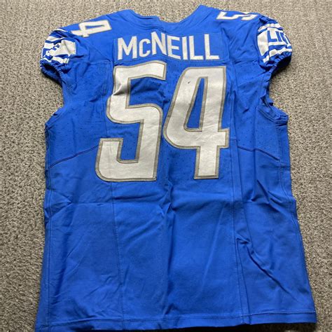 Crucial Catch - Lions Alim McNeil Game Worn Jersey (10/08/23) Size 46 ...