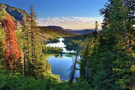 Twin Lakes Aerial View Photograph by Surjanto Suradji | Fine Art America