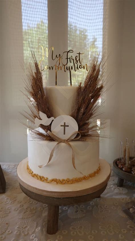 First holy communion cake ideas | First holy communion cake, Holy communion cakes, First ...