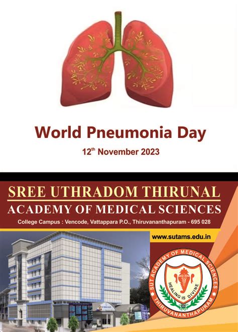 World Pneumonia Day – 2023 – SUT Academy of Medical Sciences