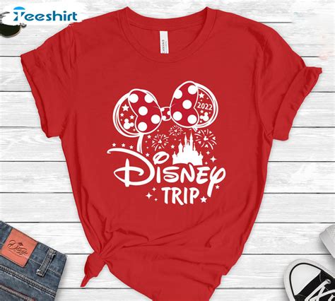 Disney Trip 2023 Shirt, Disneyworld Christmas Crewneck Unisex T-shirt