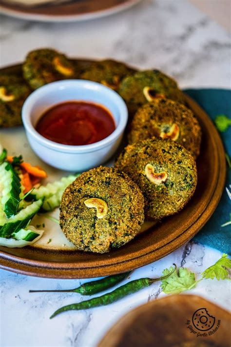 Hara Bhara Kabab Recipe | Spinach Peas Patties | Veg Kabab | My Ginger Garlic Kitchen