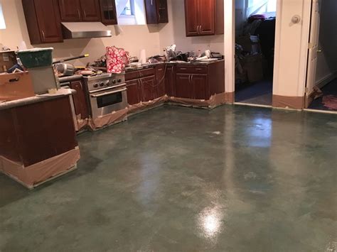 Clear Polyurea Applications | Concrete kitchen floor, Garage floor ...