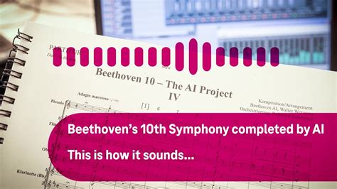 Beethoven: AI as composer - YouTube