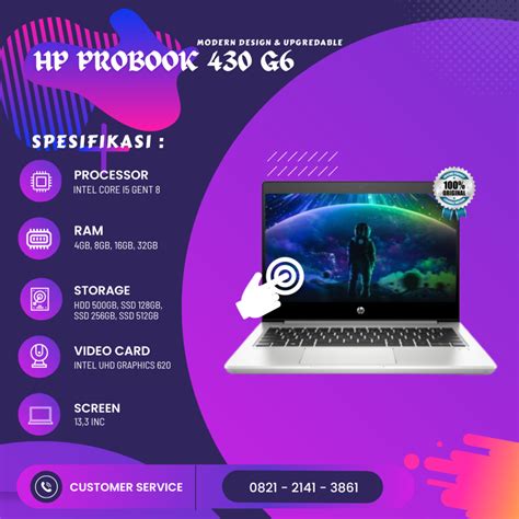 Jual Laptop TOUCHSCREEN HP PROBOOK 430 G6 I5 GEN 8 RAM 32GB SSD 512GB | Shopee Indonesia