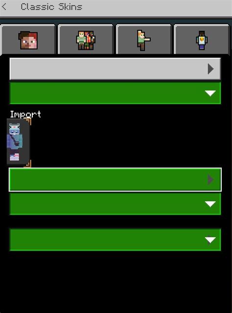 Minecraft Bedrock Skins not showing : r/Minecraft