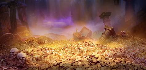 ArtStation - Treasure Room Background, Mark Montague | Background, Fantasy, Fantasy art