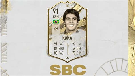 FIFA 23 Kaka Prime Icon SBC - How to complete, estimated cost, and more