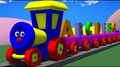 Alphabet Train and Alphabet Stations - Kids World - YouTube