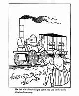 USA Printables Early American Transportation Coloring Pages  Steam sketch template