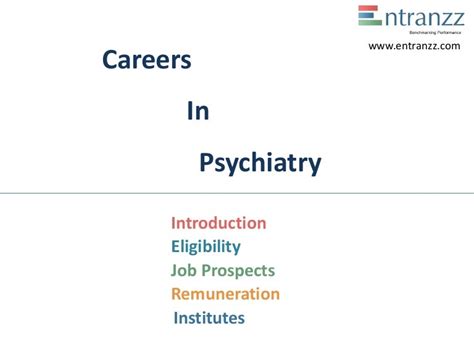 Careers in psychiatry