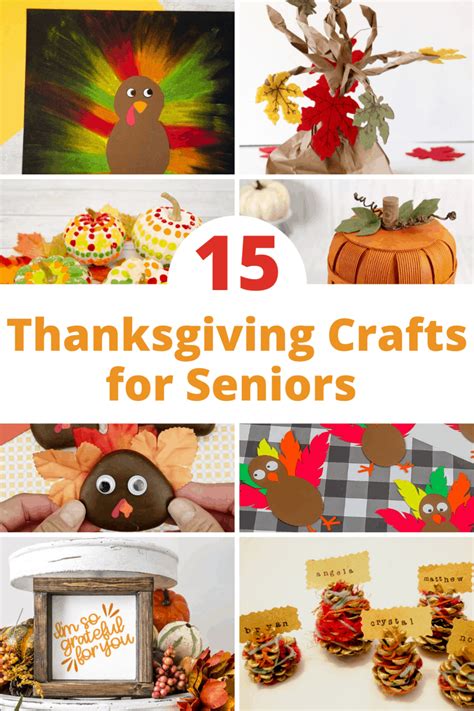 15 Thanksgiving Crafts For Seniors