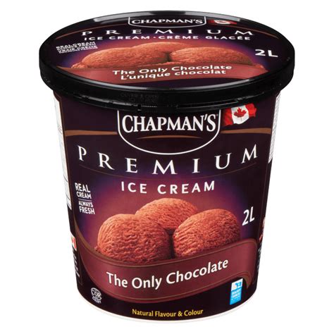 The Only Chocolate Premium Ice Cream from Chapman's Ice Cream